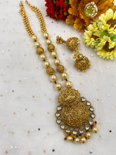 Designer Gold Plated Golden Necklace Set For Women By Gehna Shop Antique Golden Necklace Sets
